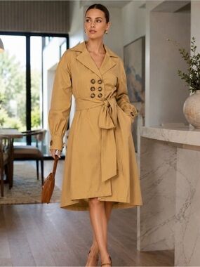 The Lulu Project Camel Trench. NWT. Retails for $285.